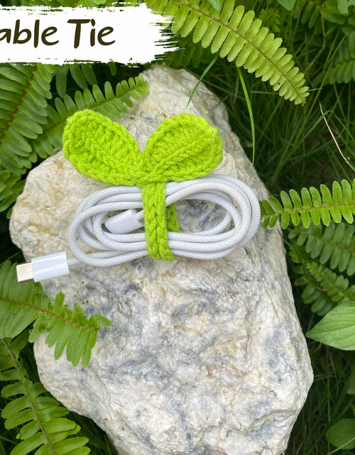 Load image into Gallery viewer, PIDELIGHT Handmade Knitted Crochet Leaf Sprout Multi-Functional Accessory
