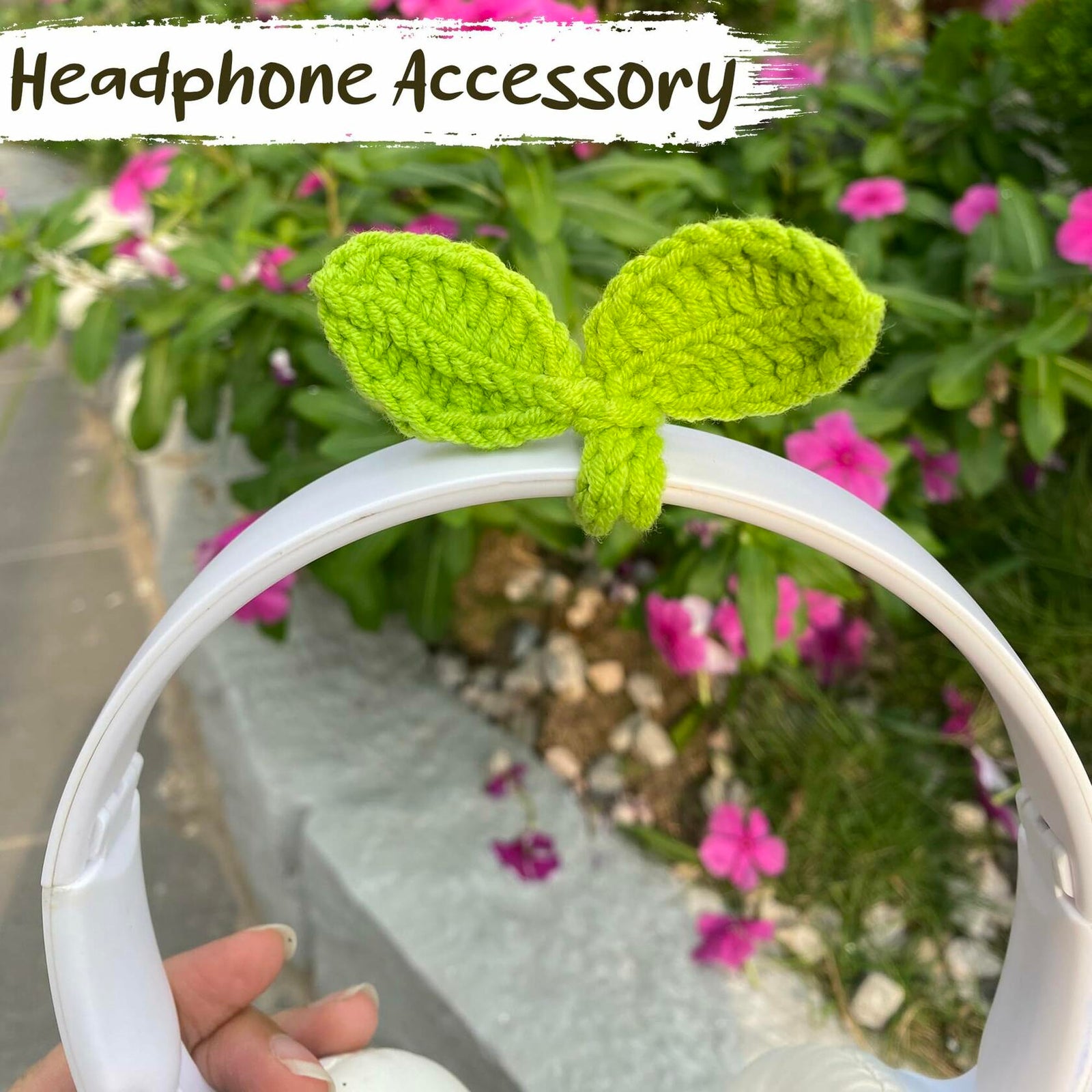 PIDELIGHT Handmade Knitted Crochet Leaf Sprout Multi-Functional Accessory