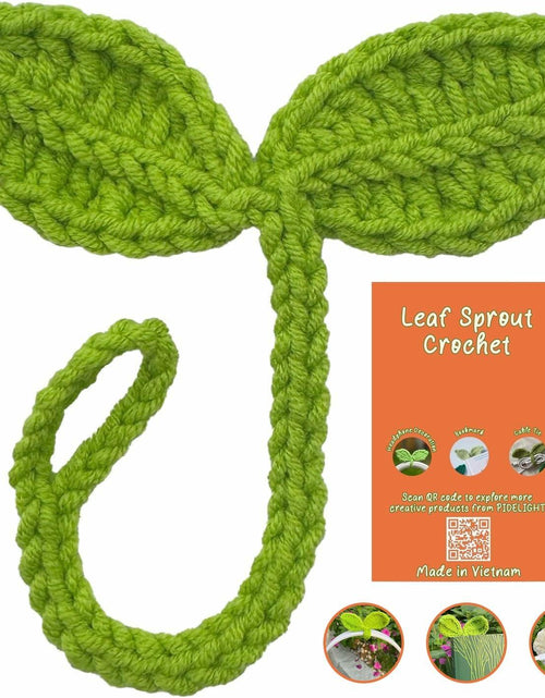 Load image into Gallery viewer, PIDELIGHT Handmade Knitted Crochet Leaf Sprout Multi-Functional Accessory
