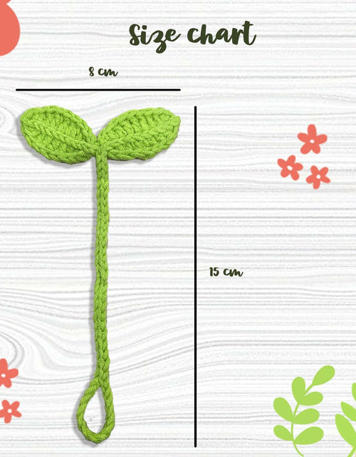 Load image into Gallery viewer, PIDELIGHT Handmade Knitted Crochet Leaf Sprout Multi-Functional Accessory

