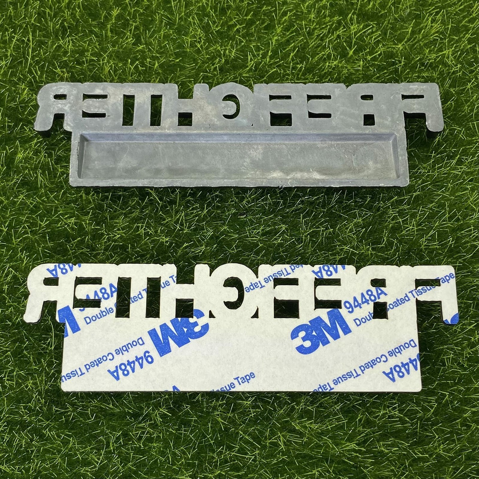 XANAPON Firefighter 3D Metal Fender Badge Car Emblem Chrome Black/Red 2PCS