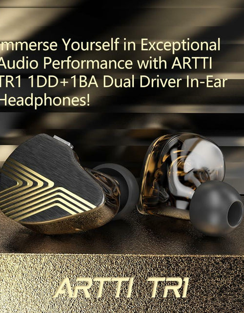 Load image into Gallery viewer, ARTTI TR1 Wired IEM Earbuds 1DD+1BA Beryllium In-Ear Monitor 2Pin 0.78mm 3.5mm
