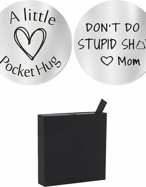 Load image into Gallery viewer, HHXFLY Pocket Hug Leather Keychain Inspirational Gift Box Small
