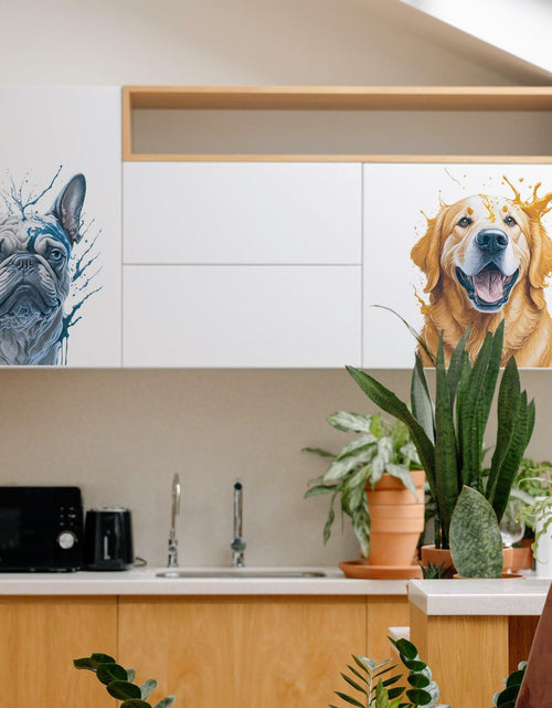 Load image into Gallery viewer, ROLY BEE 2 Sheets Funny Dog Toilet Cover Stickers 9.84x7.87 Multicolor PVC
