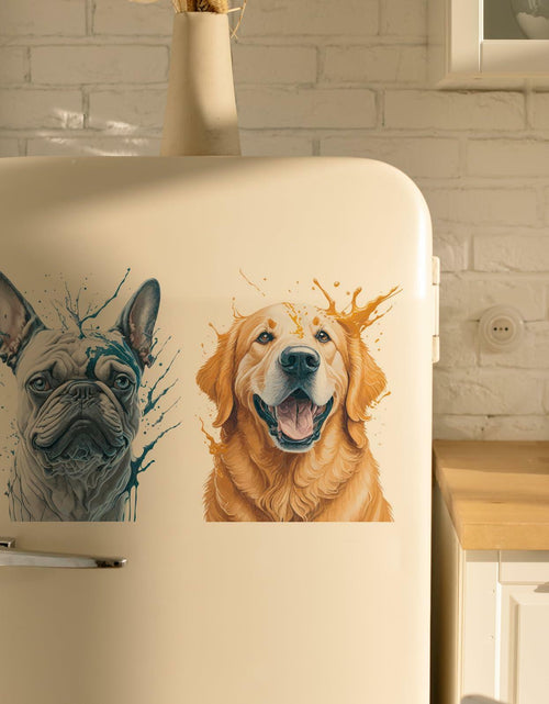 Load image into Gallery viewer, ROLY BEE 2 Sheets Funny Dog Toilet Cover Stickers 9.84x7.87 Multicolor PVC
