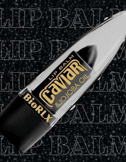 Load image into Gallery viewer, BioRLX Aloe Vera Lip Balm Caviar &amp; Jojoba Oil 0.12oz Pack of 3
