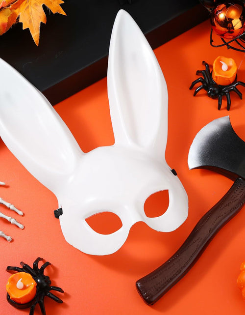 Load image into Gallery viewer, Breathffy Halloween Bunny Mask &amp; Foam Axe Costume Accessories 14.57x10.63in

