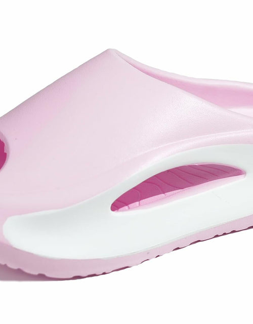 Load image into Gallery viewer, Meik Mangni Kids Cloud Slides Pillow Slippers Pink Size 9-9.5
