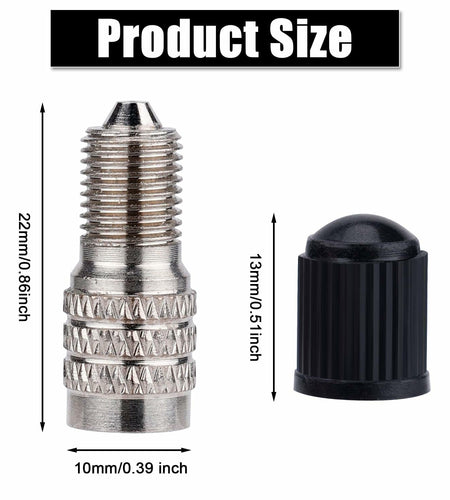 NQEUEPN 5pcs Double Seal Valve Stem Caps High Pressure Tire Valve Caps