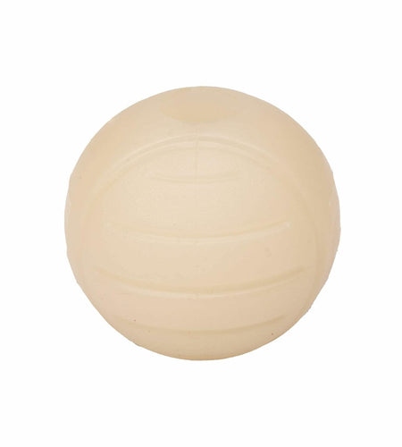 Amazon Basics Interactive Glow Rubber Dog Balls 2.5in Light Green 2 Pack