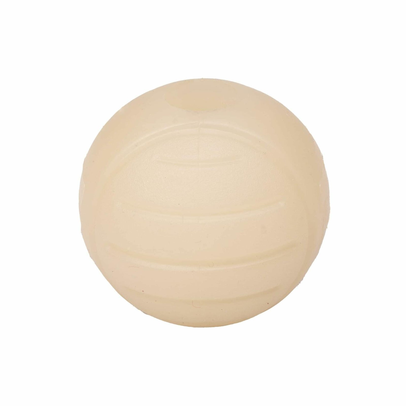 Amazon Basics Interactive Glow Rubber Dog Balls 2.5in Light Green 2 Pack