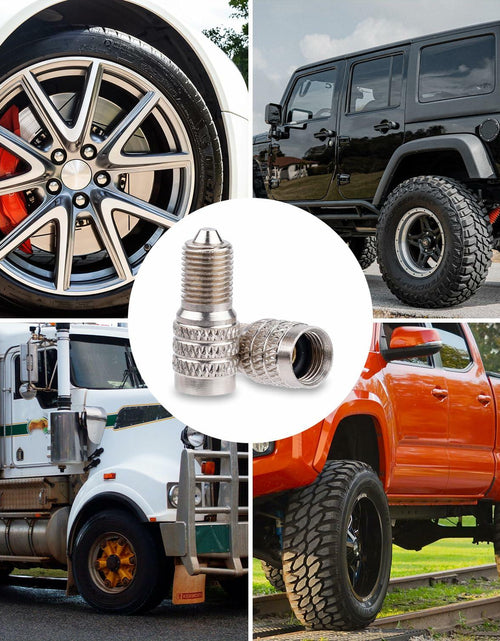 Load image into Gallery viewer, NQEUEPN 5pcs Double Seal Valve Stem Caps High Pressure Tire Valve Caps
