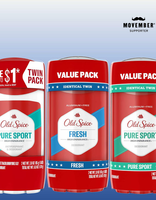 Load image into Gallery viewer, Old Spice High Endurance Men's Deodorant Fresh Scent 3oz Pack of 2
