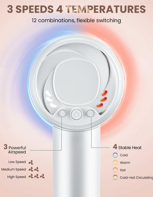 Load image into Gallery viewer, Meditoross Hair Dryer 140000 RPM High Speed Negative Ionic Thermo Control White
