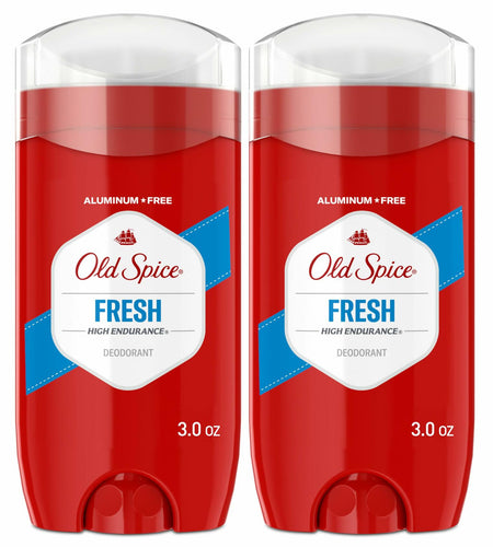 Old Spice High Endurance Men's Deodorant Fresh Scent 3oz Pack of 2