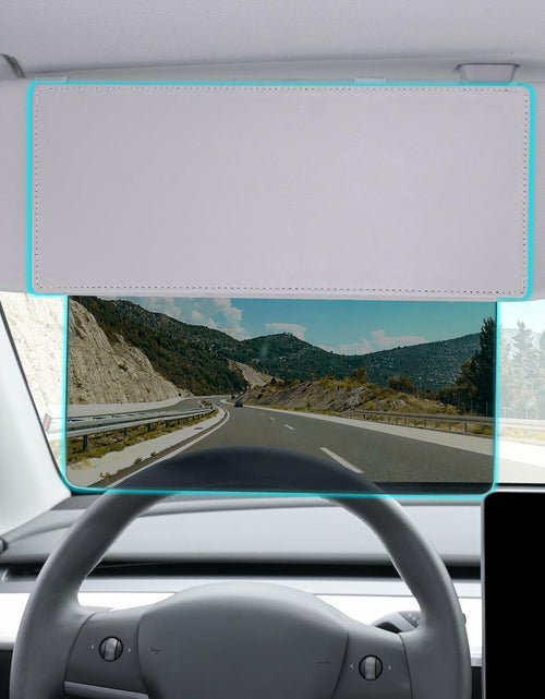 Load image into Gallery viewer, Uxcer Polarized Sun Visor Extender UV400 PC Lens Gray Sunshade Blocker
