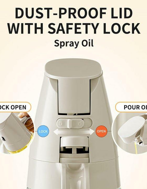 Load image into Gallery viewer, MDZF SWEET HOME Oil Sprayer 2 in 1 Olive Oil Dispenser 500ml White Glass
