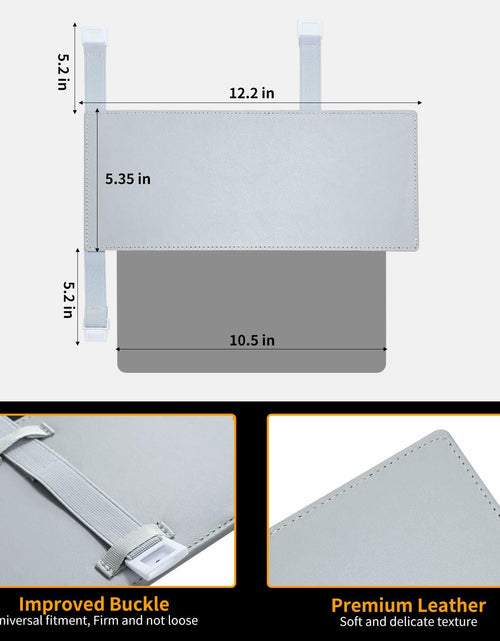 Load image into Gallery viewer, Uxcer Polarized Sun Visor Extender UV400 PC Lens Gray Sunshade Blocker
