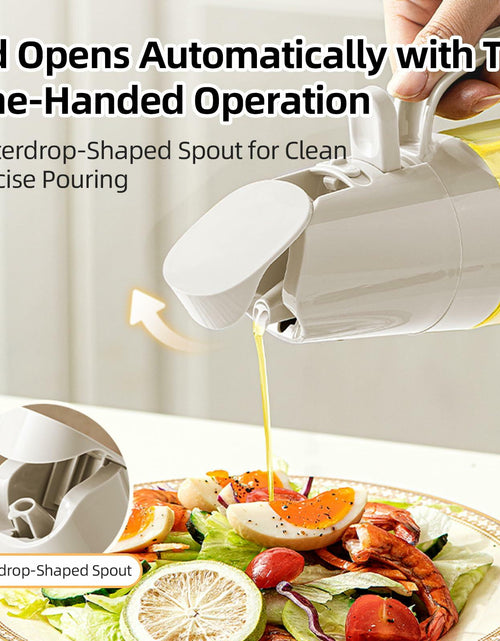 Load image into Gallery viewer, MDZF SWEET HOME Oil Sprayer 2 in 1 Olive Oil Dispenser 500ml White Glass
