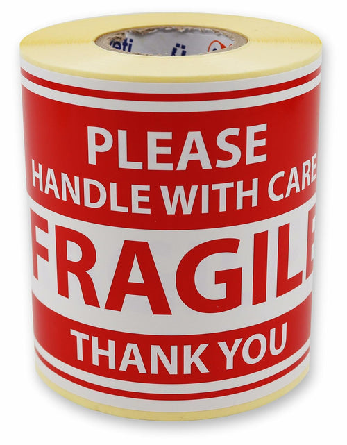 Load image into Gallery viewer, hazır etiketler Fragile Stickers 4x6 Inch Shipping Moving Packing 250 Labels
