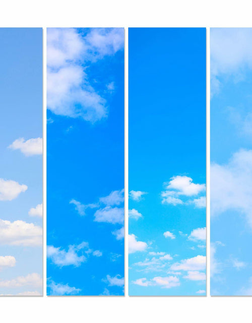 Load image into Gallery viewer, Ninehaoou School Locker Wallpaper 12x36in 4pcs Sunset Sky Clouds Sweet Color
