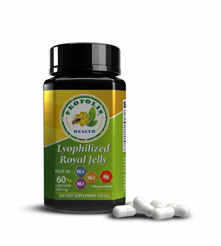 BestBy03/26 Propolis Health Pure Royal Jelly 15mg 10HDA Magnesium 300mg
