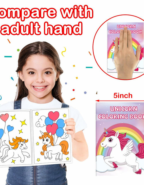 Load image into Gallery viewer, Glkuii 26Pack Small Kids Coloring Books Ages 2-12 Unicorn Dinosaur Animals
