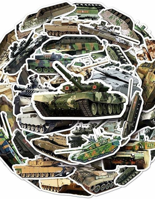 Load image into Gallery viewer, BIGZORO Waterproof Vinyl Tank Stickers Decals Pack 50 PCS
