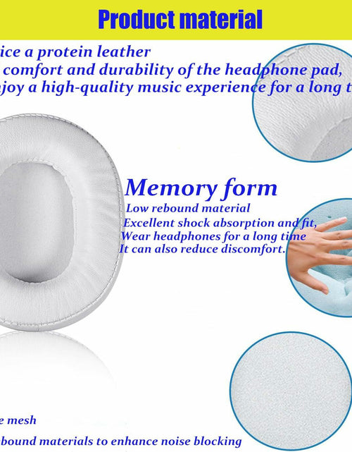 Load image into Gallery viewer, ACCIUK Ear Pad Replacement for ATH M50X MSR7 Headphones White
