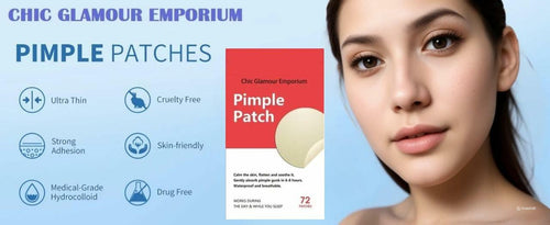 Load image into Gallery viewer, Chic Glamour Emporium Pimple Patch Hydrocolloid Acne Spot Stickers 72 Count
