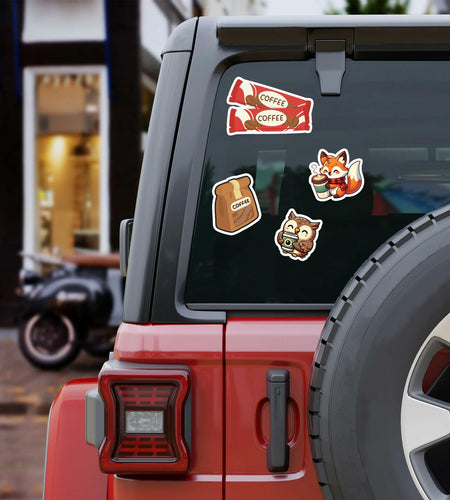 BIGZORO Waterproof Vinyl Tank Stickers Decals Pack 50 PCS