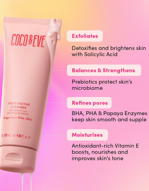 Load image into Gallery viewer, Coco &amp; Eve Fruit Enzyme Cleanser Water Based Gentle 4.06 fl oz
