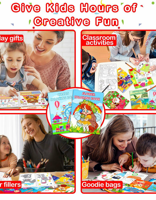 Load image into Gallery viewer, Glkuii 26Pack Small Kids Coloring Books Ages 2-12 Unicorn Dinosaur Animals
