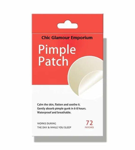 Chic Glamour Emporium Pimple Patch Hydrocolloid Acne Spot Stickers 72 Count