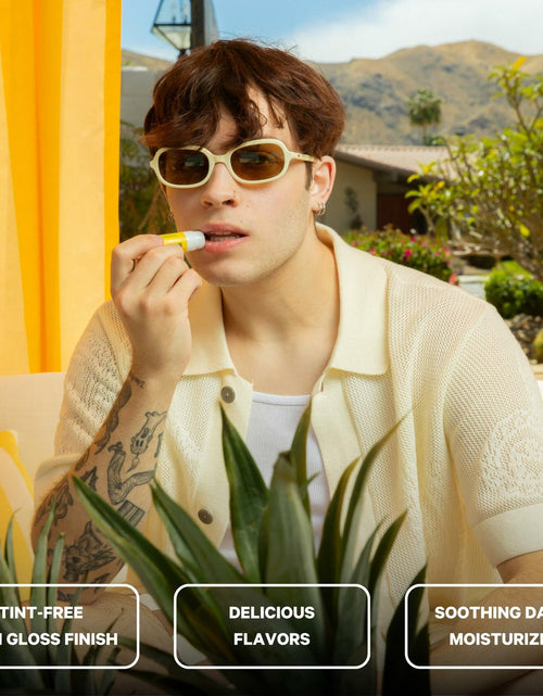 Load image into Gallery viewer, Space Camp Wellness Jumbo Lip Balm Tropical Pineapple Organic 2 Pack
