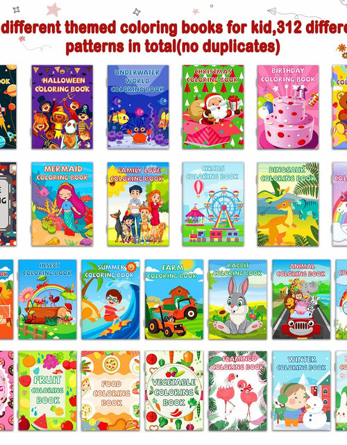Load image into Gallery viewer, Glkuii 26Pack Small Kids Coloring Books Ages 2-12 Unicorn Dinosaur Animals
