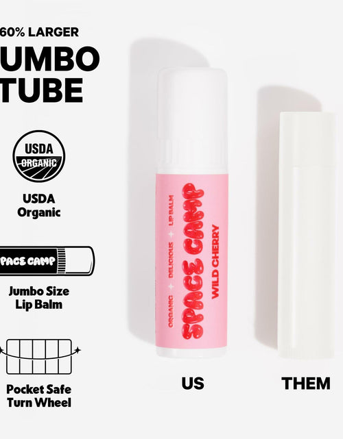 Load image into Gallery viewer, Space Camp Wellness Jumbo Lip Balm Tropical Pineapple Organic 2 Pack
