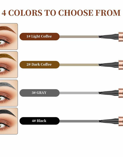 Load image into Gallery viewer, YIWANLLE 3D Microblading Eyebrow Tattoo Pencil Waterproof A-Gray 1 Count
