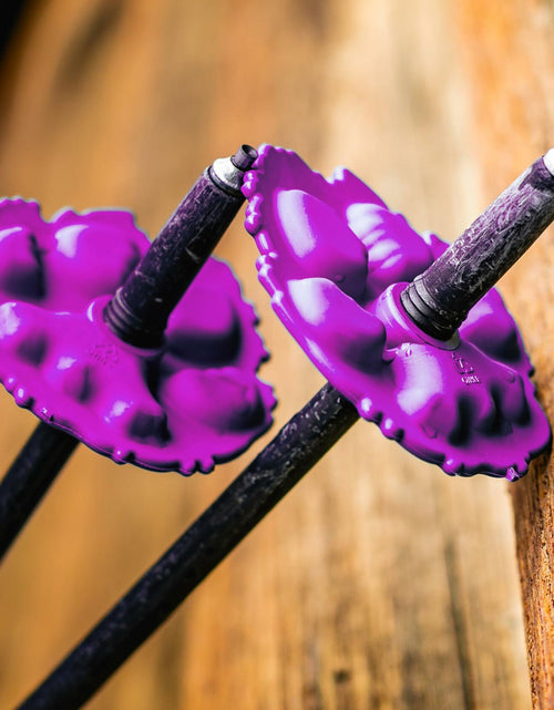 Load image into Gallery viewer, Stoke Tracks Mountain Lion Paw Ski Pole Baskets Hot Pink
