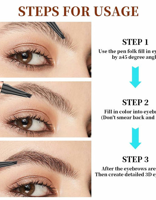 Load image into Gallery viewer, YIWANLLE 3D Microblading Eyebrow Tattoo Pencil Waterproof A-Gray 1 Count
