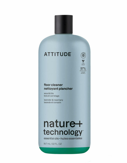 Load image into Gallery viewer, ATTITUDE Floor Cleaner Lavender &amp; Rosemary 32 Fl Oz Natural Origin EWG Verified

