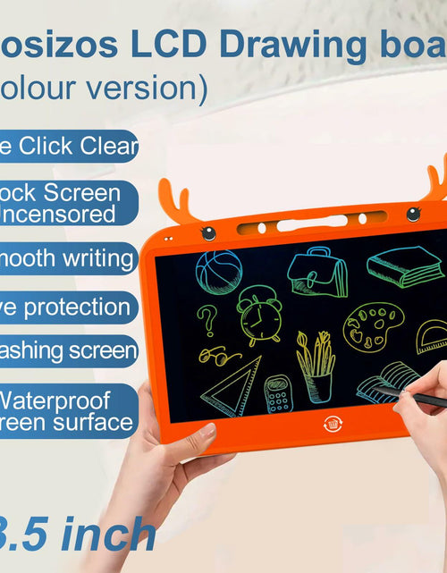 Load image into Gallery viewer, Gosizos Writing Tablet for Kids 13.5 Inch Colorful LCD Erasable Drawing Pad

