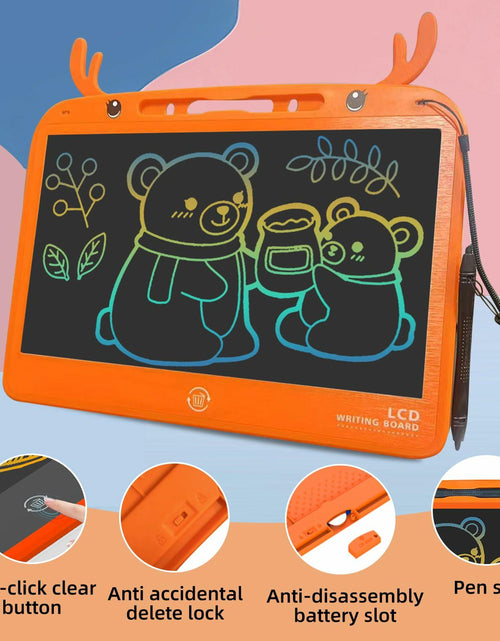 Load image into Gallery viewer, Gosizos Writing Tablet for Kids 13.5 Inch Colorful LCD Erasable Drawing Pad
