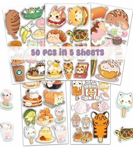 BIGZORO 50 PCS Music Rock Band Stickers Pack Vinyl Waterproof Multi-color