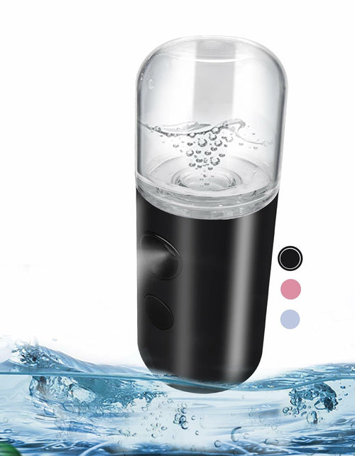 Load image into Gallery viewer, Kingsmile Nano Mist Sprayer Portable Face Humidifier Black 30ML
