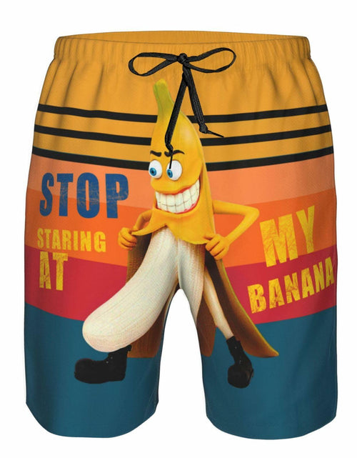 Load image into Gallery viewer, Fzryhaika Men's Quick Dry Cartoon Swim Trunks A-3 Size Medium
