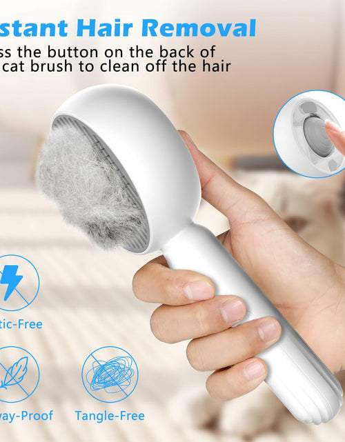 Load image into Gallery viewer, ALAFLY 4-in-1 Cat Steam Brush Grooming Comb Shedding Massage Gray
