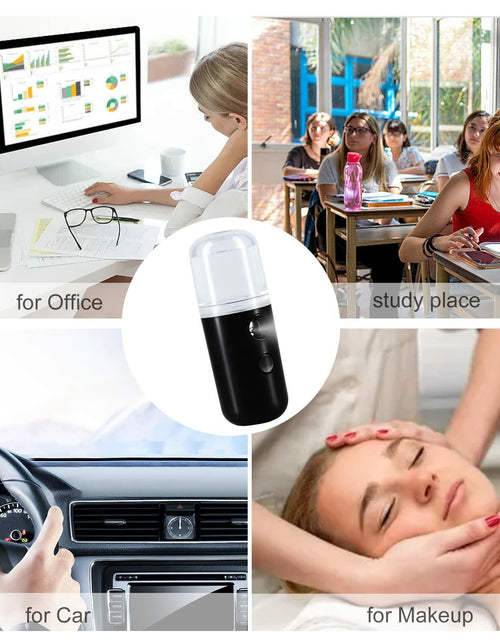 Load image into Gallery viewer, Kingsmile Nano Mist Sprayer Portable Face Humidifier Black 30ML
