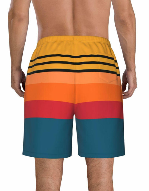 Load image into Gallery viewer, Fzryhaika Men's Quick Dry Cartoon Swim Trunks A-3 Size Medium
