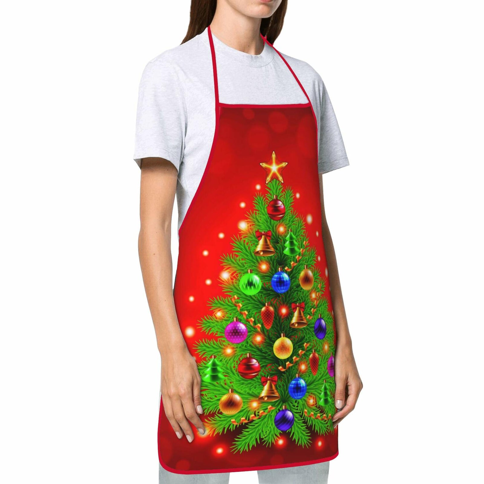 Dumoldpa Halloween Bone Appetit Cooking Apron Pink Medium 1 Pc